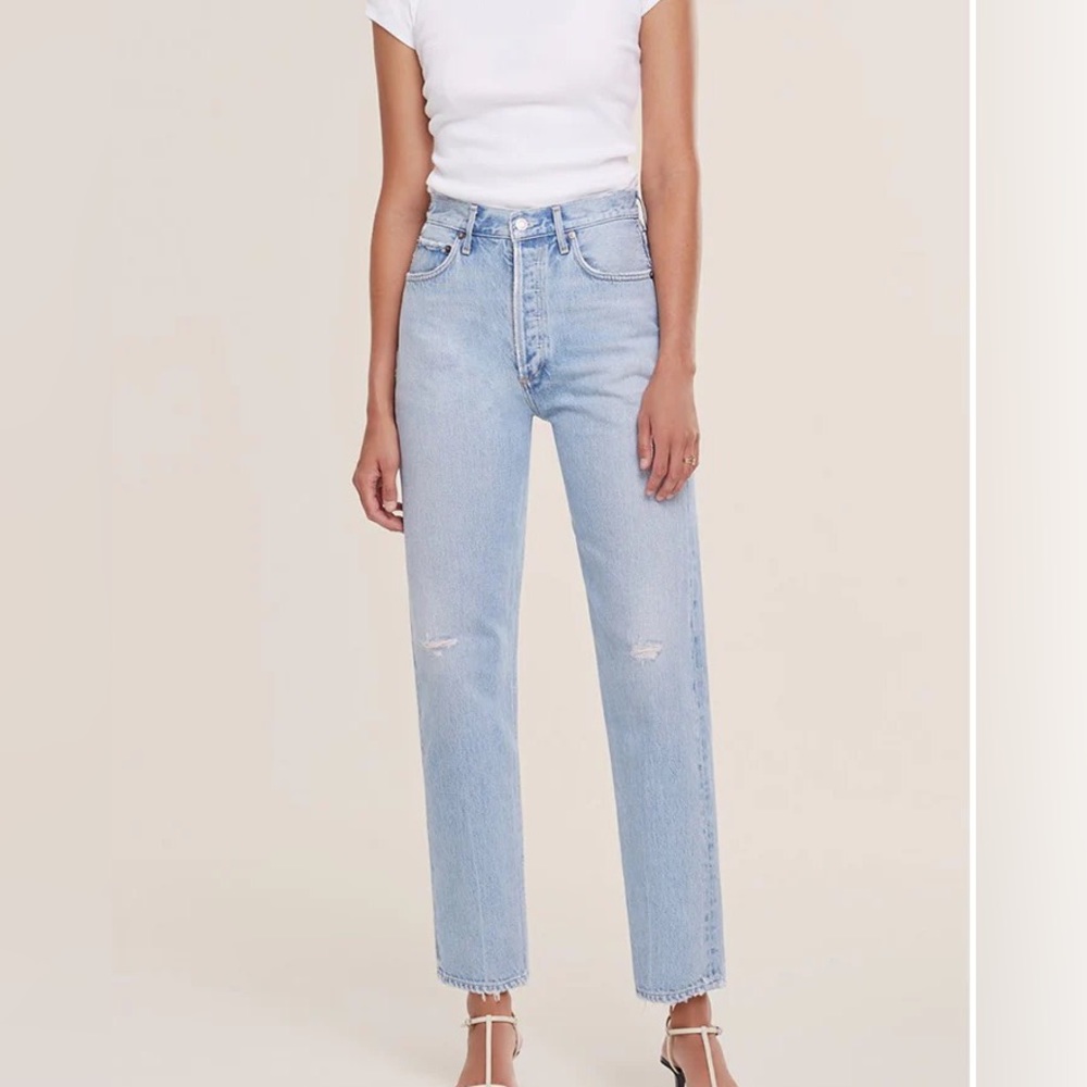 Agolde 90s pinch waist jeans in flashback